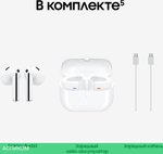 Наушники Samsung Galaxy Buds 3 белый (SM-R530NZWACIS)