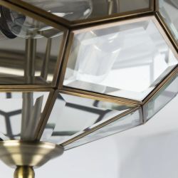 Citilux Витра-1 CL442530 Люстра потолочная витражная Бронза