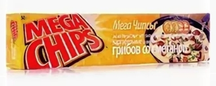 Чипсы "Мега чипсы" 50 г. Грибы со сметаной Белпродукт