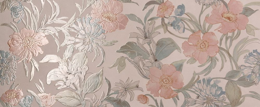 Керамическая плитка для стен Milano Mood Flower Cipria 50x120