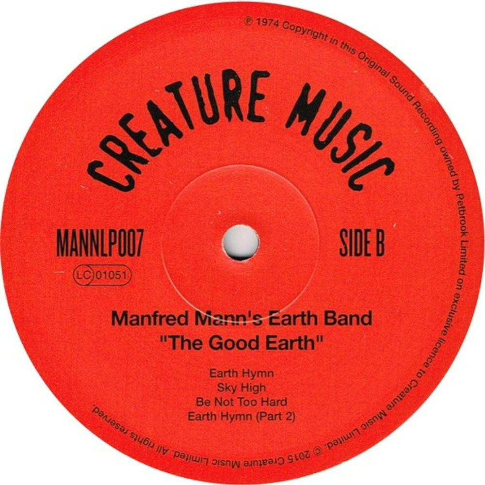 Manfred Mann's Earth Band / The Good Earth (LP)