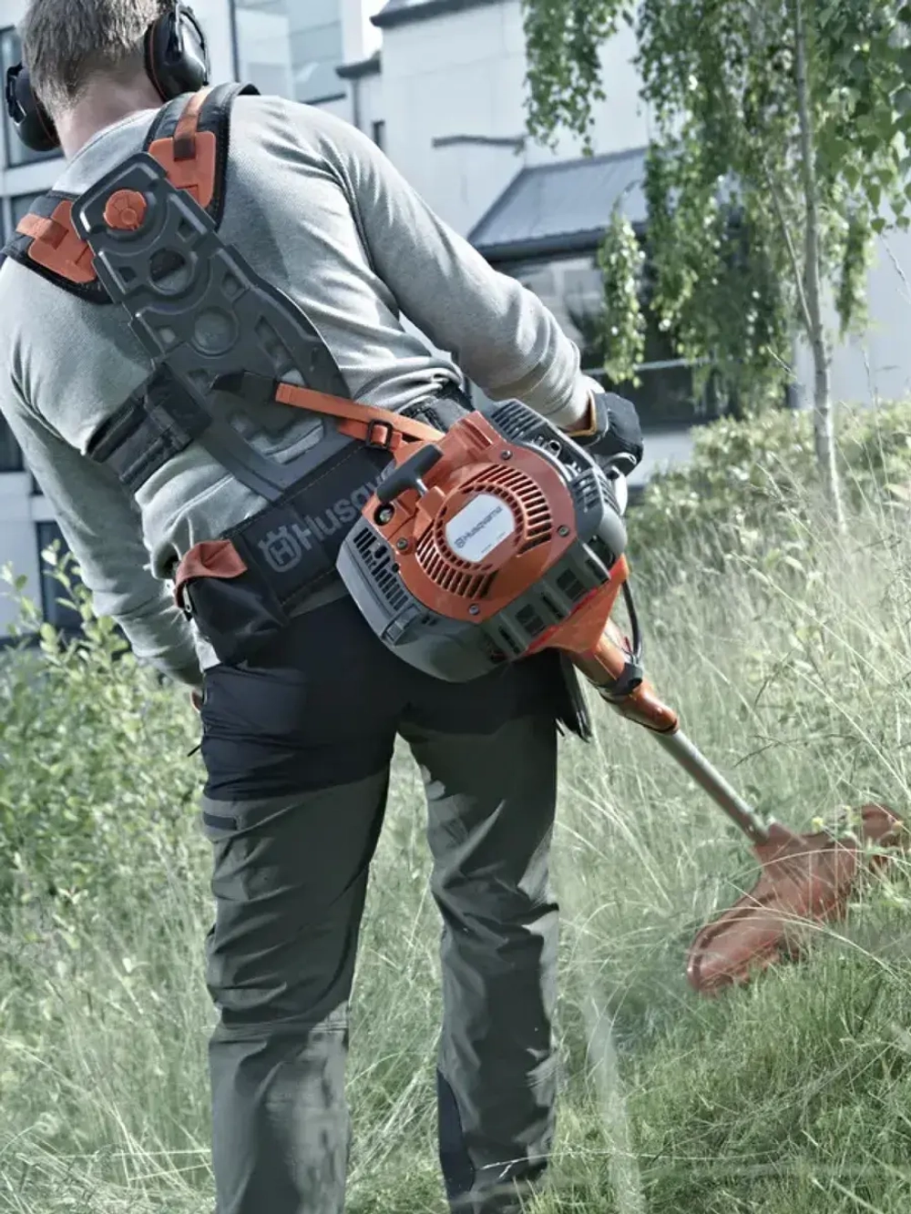 Триммер бензиновый садовый с леской HUSQVARNA 525RS