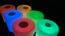 Набор светящихся в темноте акриловых красок AcidColors Luminescent для творчества 12 цветов х 20г (240г)