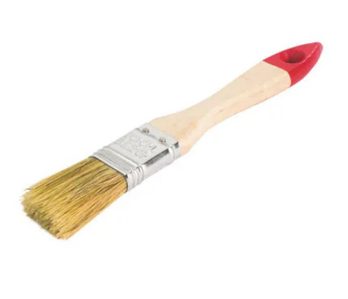 Кисть плоская Классик-Стандарт деревянная рукоятка 25мм