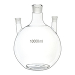 Колба трехгорлая плоскодонная, 10000 мл, шлиф 29/32-45/40-29/32