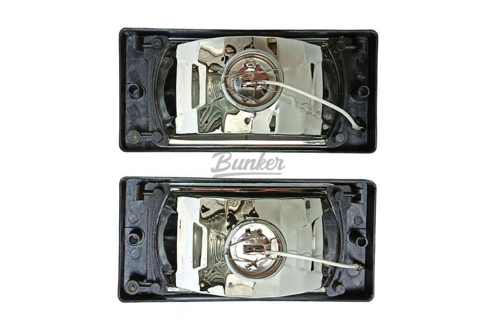 Противотуманные фары галогеновые (H3) LADA 2110-2112 глад стекло, компл