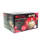 Чайник эмалированный с ситом Kelli KL-4466
