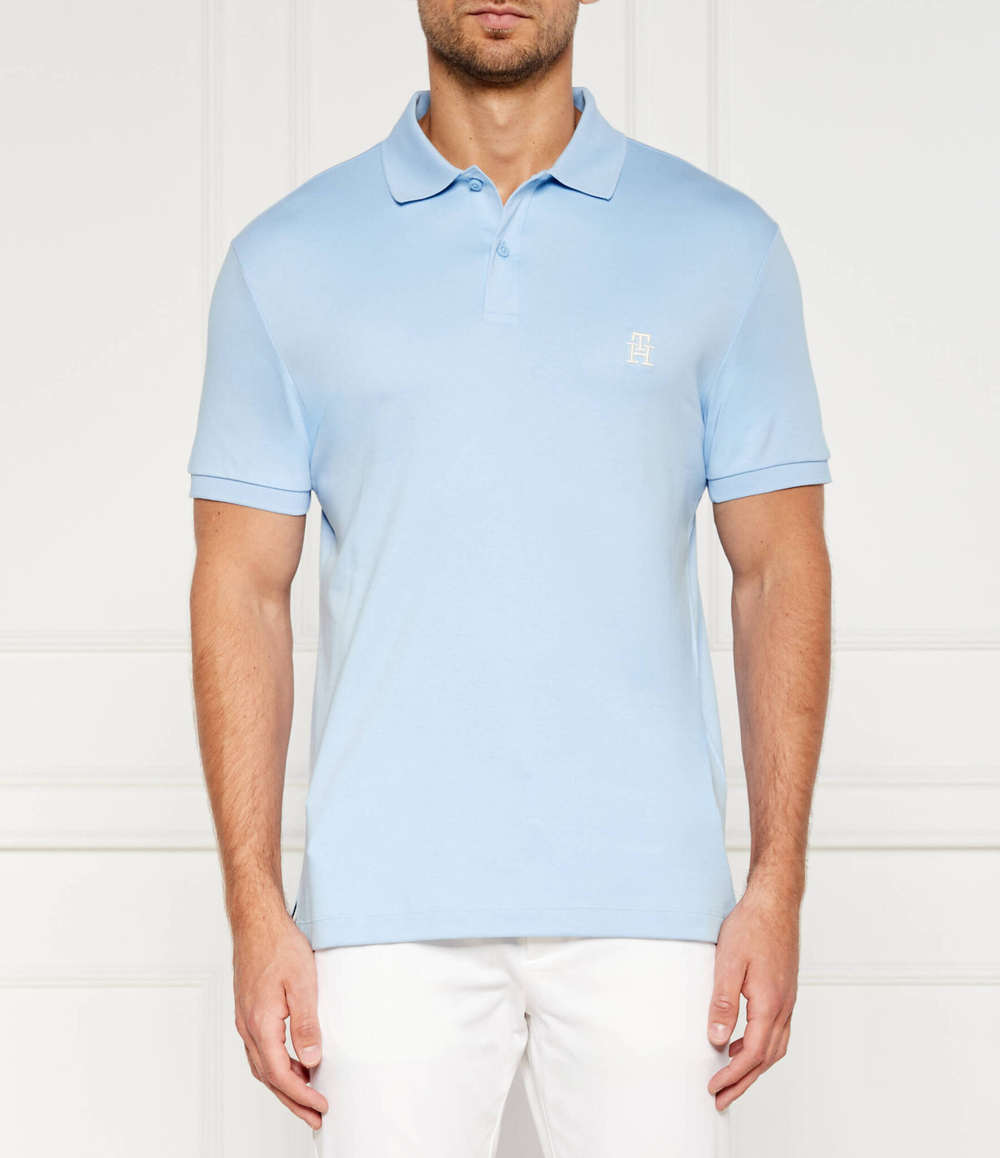 Поло Tommy Hilfiger - голубой(MW0MW34783)