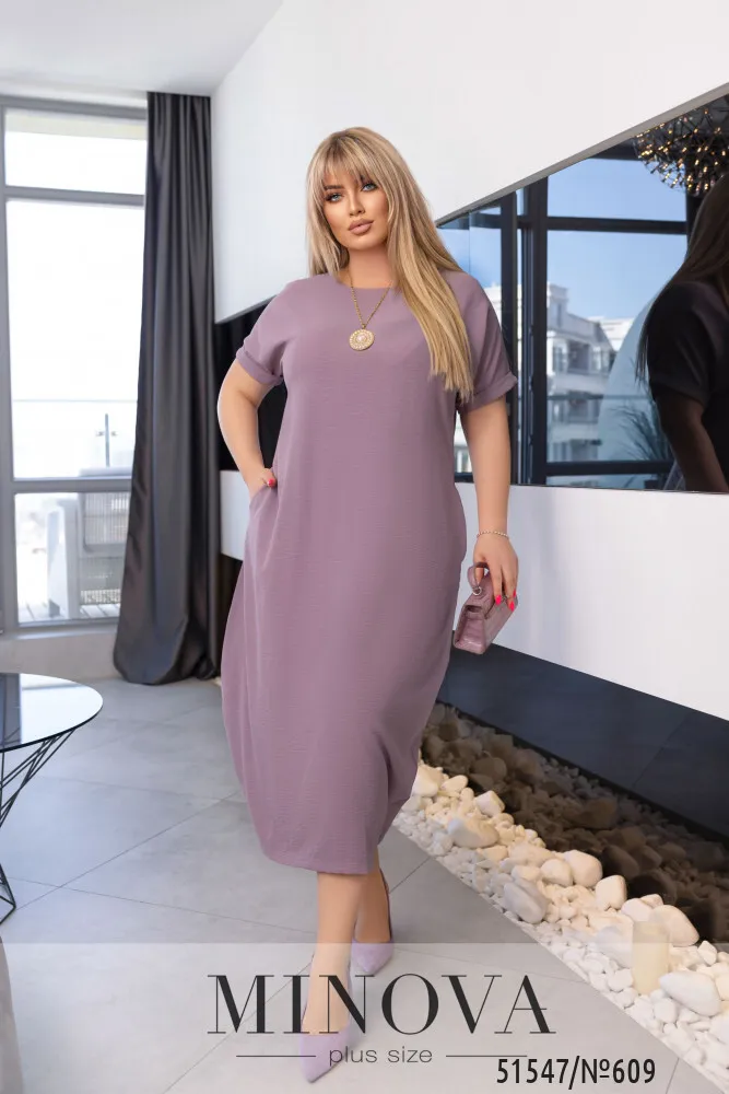 Платье 609-лаванда Minova