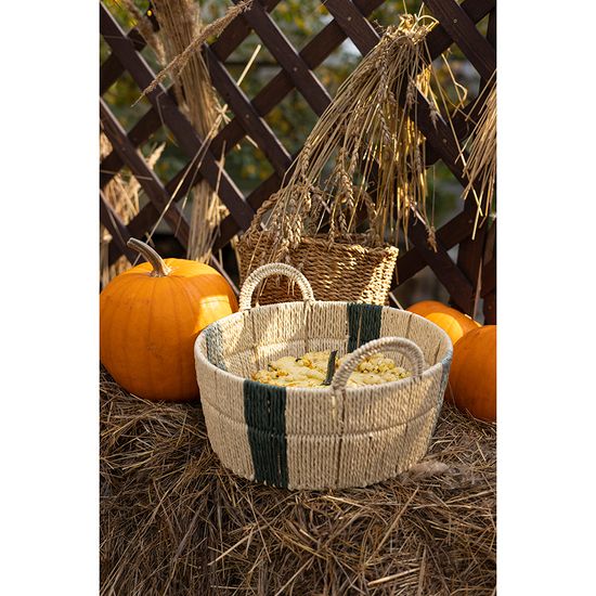 Корзина плетеная овальная bodhran nature из коллекции ethnic, размер l