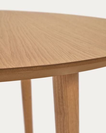 Oqui Раздвижной стол из шпона дуба и массива дерева 90 (170) x 90 см La Forma Испания 