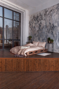 Постельное белье 2 спальное евро Luxberry Daily Bedding бежевая пудра