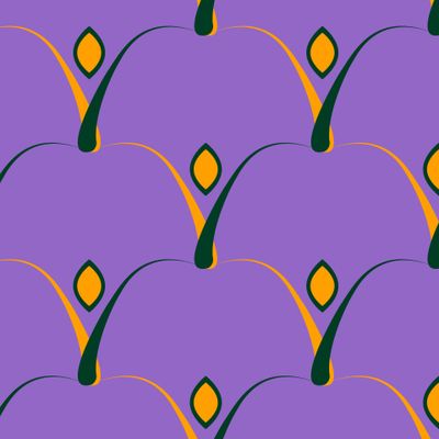 Фиолетовая геометрия. Birth of a flower