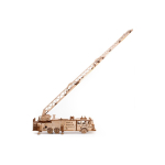 Пожарная машина с выдвижной вращающейся лестницей от EWA - Деревянный конструктор, сборная модель, 3D пазл