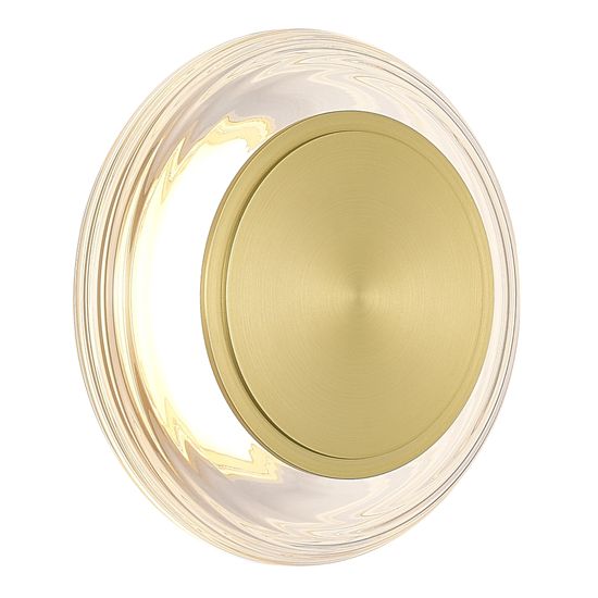 SL6239.201.03 Светильник настенный ST-Luce золото/прозрачный LED 1*7W 3000K FRITTELA