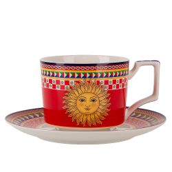 Чайный набор 12пр. "Sicilia Sole" (6 персон) v=220мл (фарфор) (подарочная упаковка)