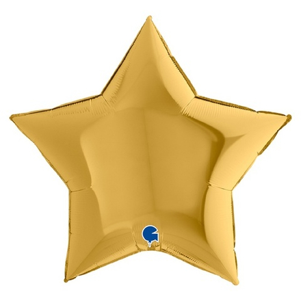 Фольгированная фигура, звезда, 36"/91СМ Металлик Gold 5