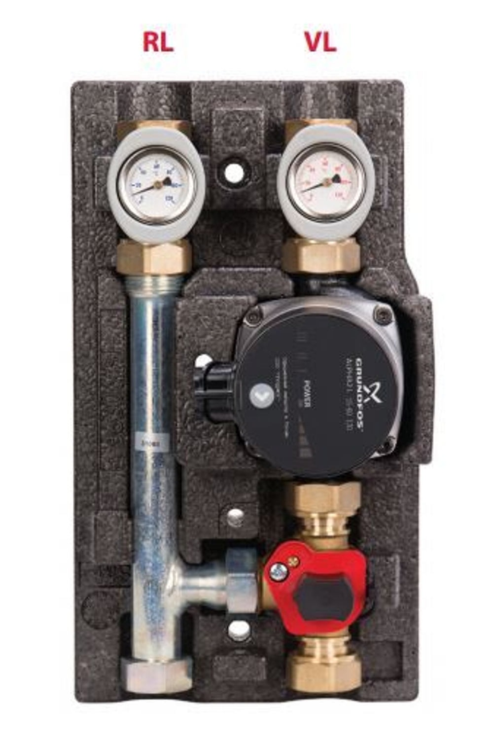 ECO MK DN20 (3/4′′) Huch EnTEC (Хух ЭнТЕК) с насосом Grundfos UPM3 HYBRID 15-70 (арт.101.20.018.04 GF *)