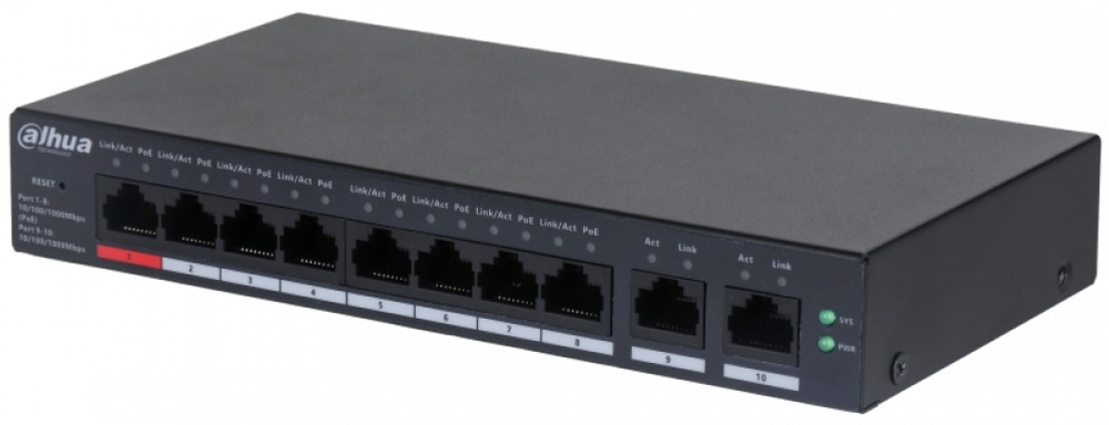 Коммутатор Dahua DH-CS4010-8GT-60