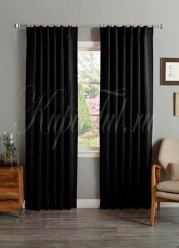 Classic Blackout (Черный) Шторы из однотонного матового блэкаута