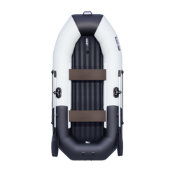 Лодка ПВХ Таймень NX 270 НД "Комби" светло-серый/черный