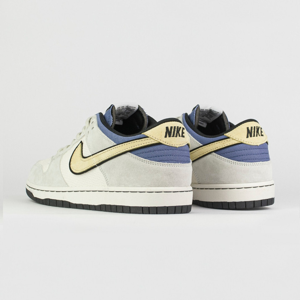кроссовки Nike Dunk Low Light Grey / Blue / Yellow