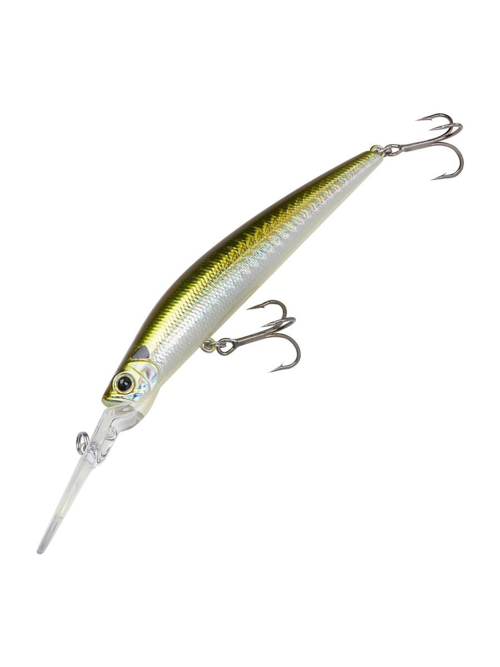 Воблер DUO Hacker Slaver Cranking Minnow 105SP SW, ANA0841 Real Sand Lance, 105 мм, 16 г, нейтральный, минноу