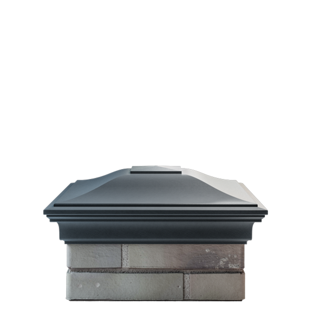 Колпак полимеркомпозитный Monblan 385*385 (1,5 кирпича) серый