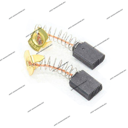 Электроугольная щетка 5х11х15 Пружина, пятак-уши (для СВ-308)