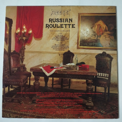 Винтажная виниловая пластинка LP Accept Russian Roulette (Бельгия 1986)