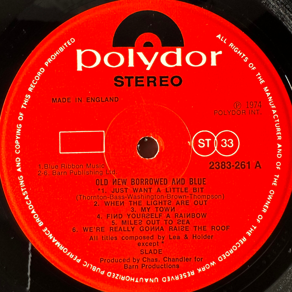 Slade - Old New Borrowed And Blue (Англия 1974г.)