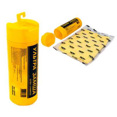 209312 Салфетка "Ультра замша" синтетическая замша в тубусе 43*32 см,"ASM"