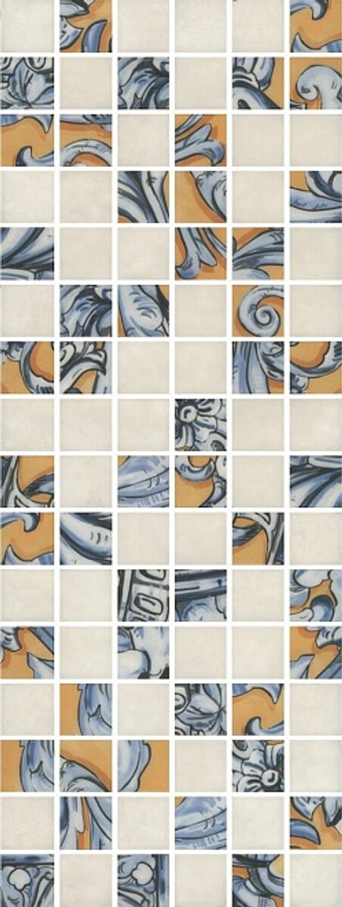 Декор Площадь Испании мозаичный MM15129B 15x40x8 Kerama Marazzi