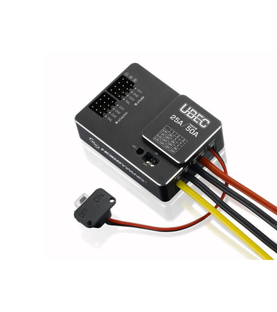 Импульсный регулятор понижающий Hobbywing UBEC-25A-HV (25A-50A, 3-18S, Aircraft, Heli)