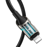 Lightning Кабель Baseus Fish Eye Cable Type-C For iP 1m - Black