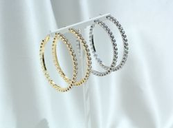 Серьги кольца 5,5см