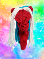 Брелок (вязаный) / Лошадка #06