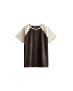 Футболка Zara Home, коричневый, размер M, 4302/120