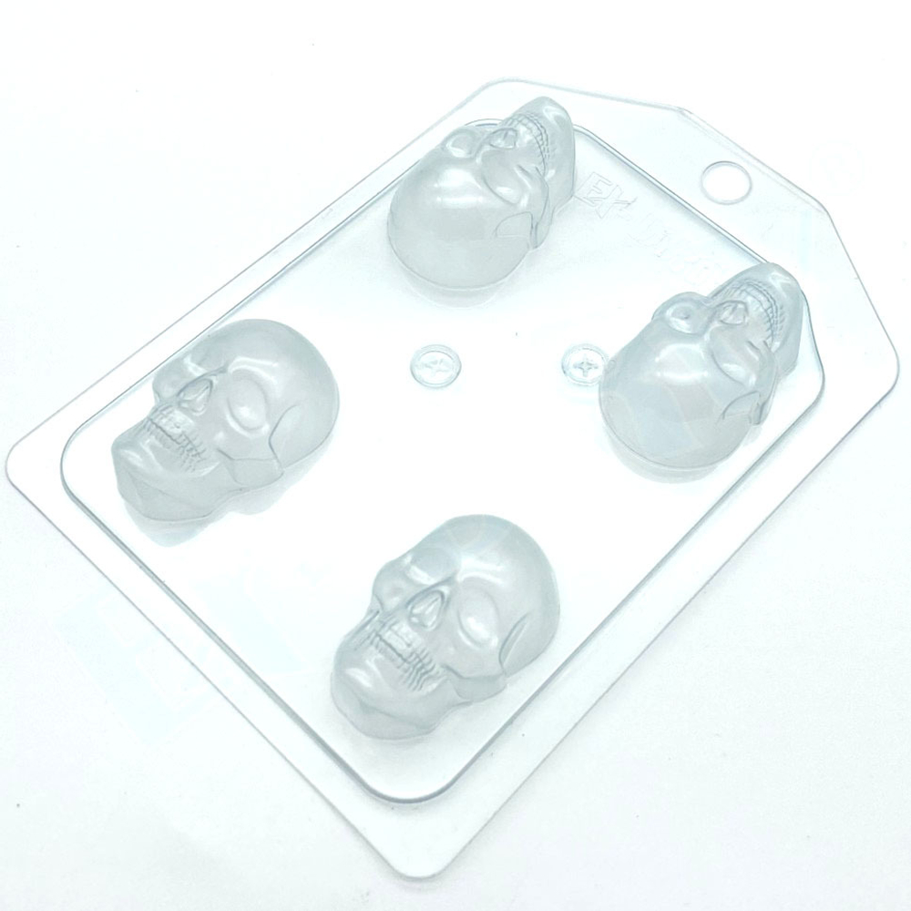 Форма для шоколада ЧЕРЕП МИНИ, пластик