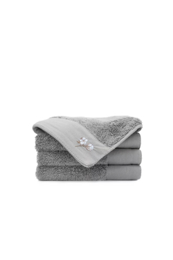 Полотенце из органического хлопка Pure Cotton 50х90 темно-серый