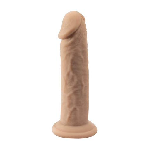 Телесный фаллоимитатор 15см на присоске SilexD Real Skin Dildo 6" Model 2