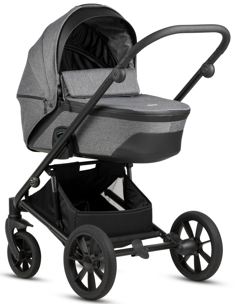 Детская коляска Noordi Aqua V2 3 в 1 с автокреслом Terra Black 1482633 Dark Grey