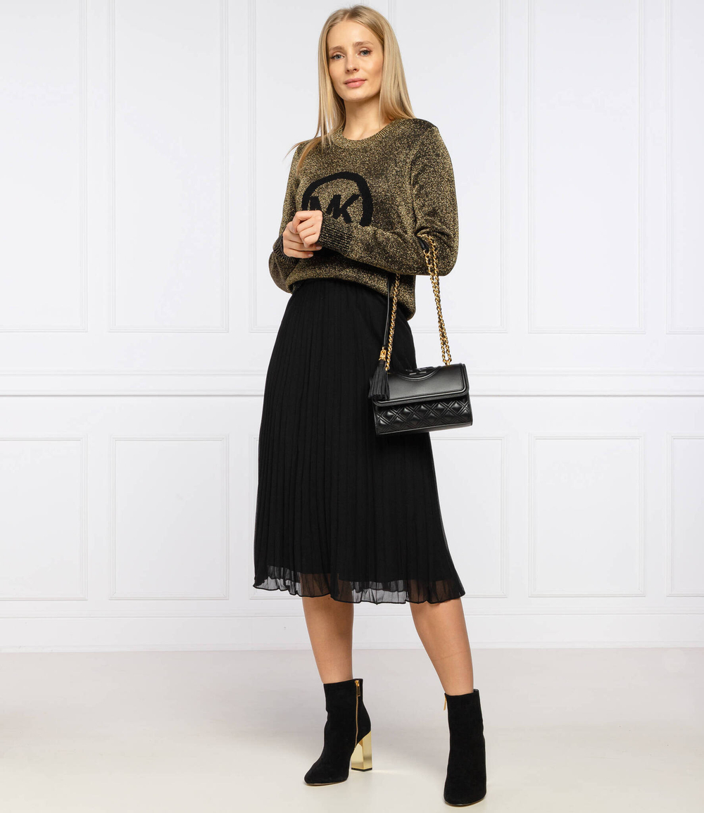 кожаная сумка через плечо fleming TORY BURCH - черный(75576)