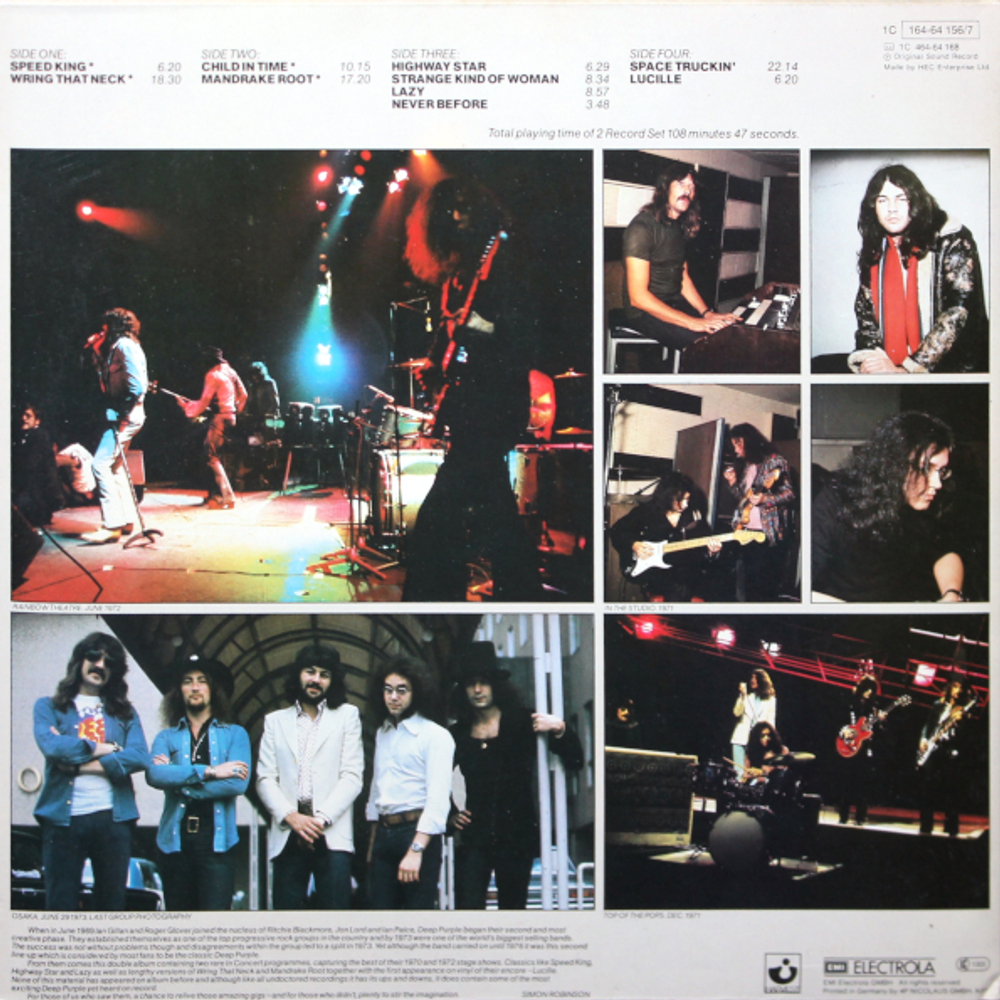 Deep Purple / Deep Purple In Concert (2LP)