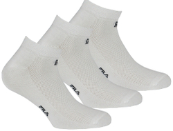 Теннисные носки Fila Calza Invisible Socks 3P - white