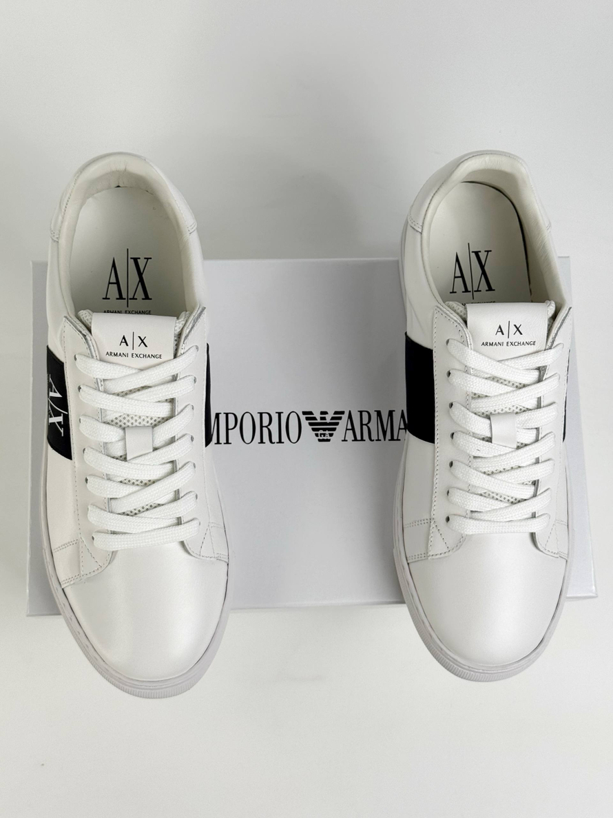 Кроссовки Armani Exchange #B244 (бел.)