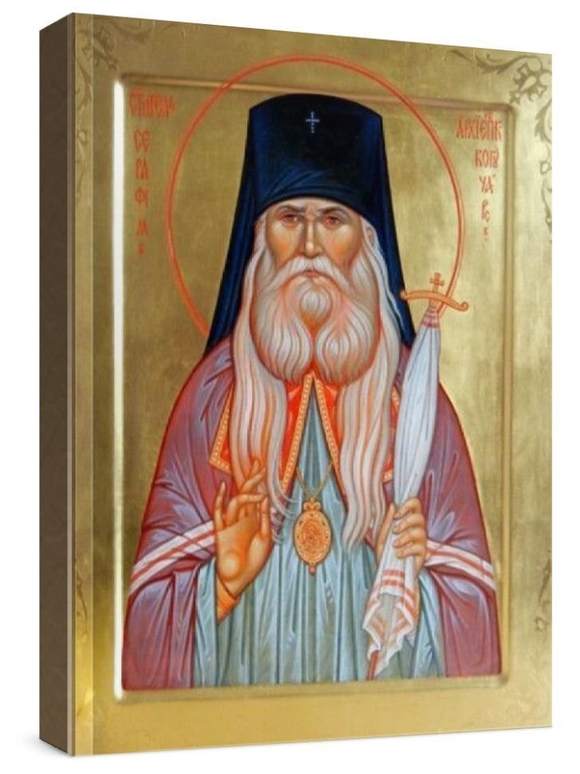 Серафим Соболев (рукописная икона)