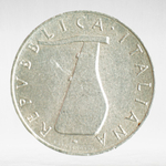 Italy 5 Lire 1951 R "Dolphin", VF