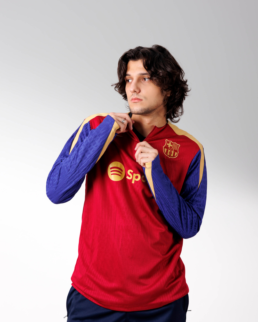 Барселона / Трен.костюм / Сине-гранатовый