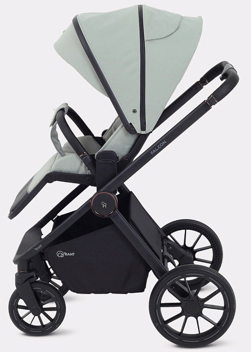 Детская коляска Rant Falcon Neo 3 в 1 с автокреслом Evomax Grey Sage